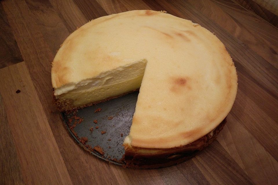 Käsekuchen mit 2 Schichten