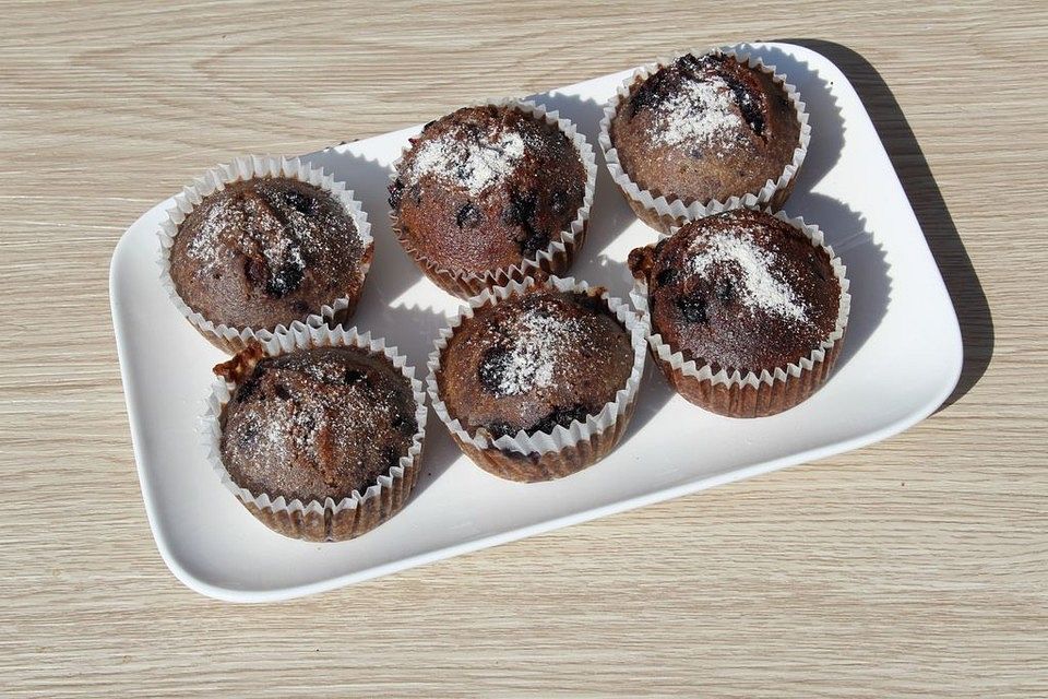 Blaubeer-Vanille-Muffins