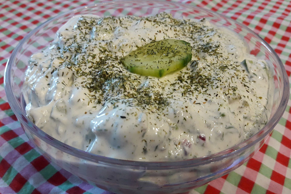 Knoblauchdip mit Dill