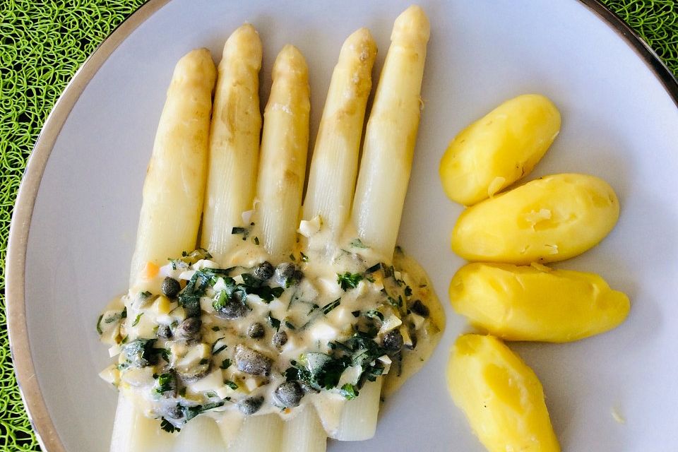 Spargel mit Sauce Gribiche