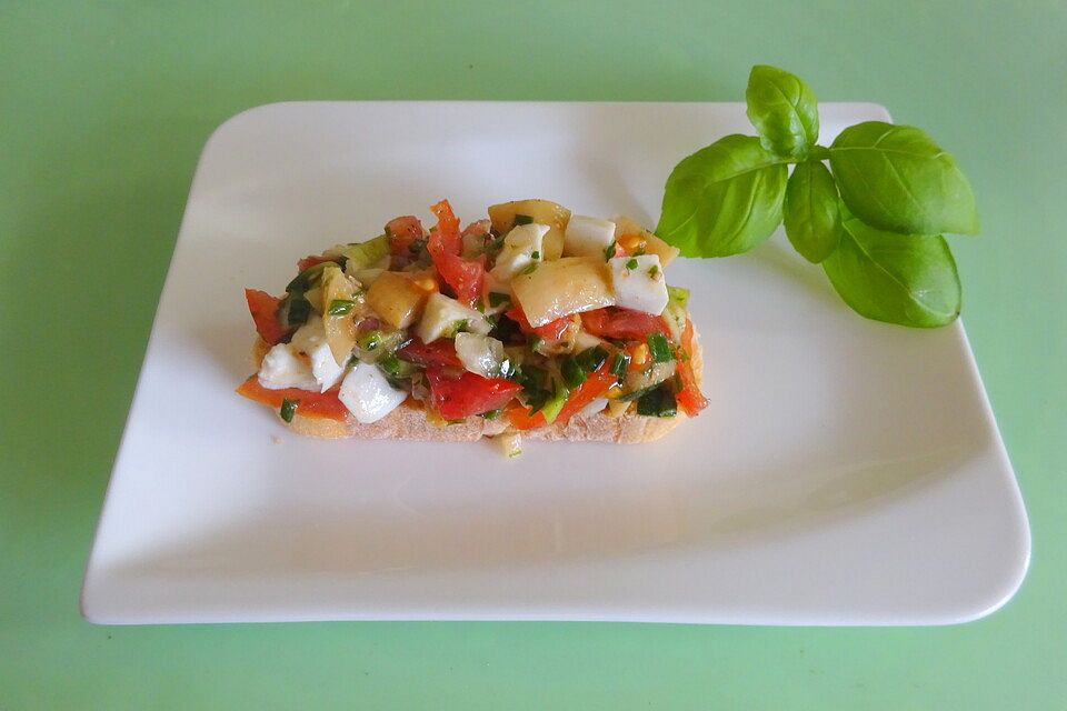 Modernes Bruschetta