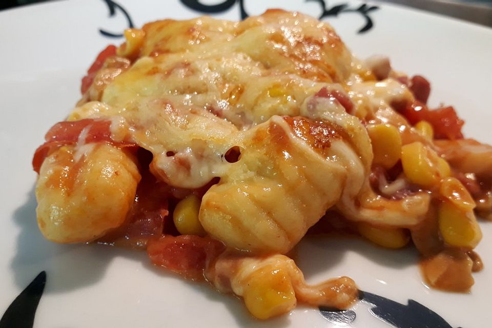 Gnocchi-Gemüse-Auflauf