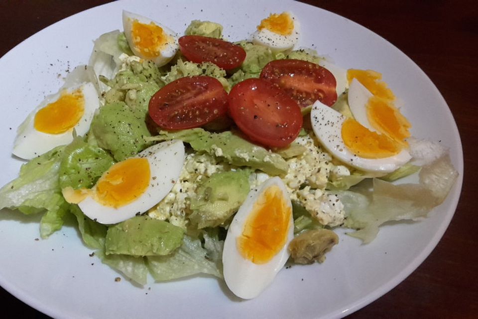 Avocado - Hüttenkäse - Salat