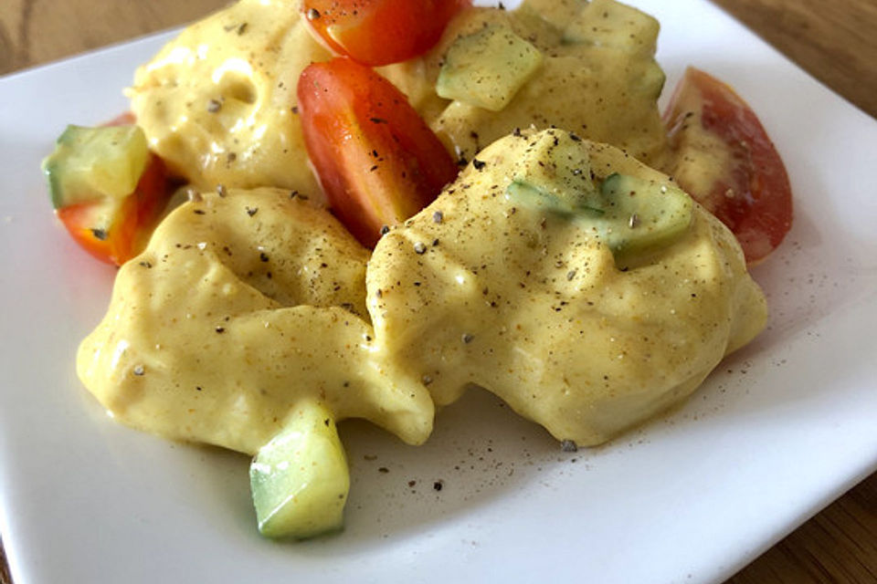 Tortellinisalat mit Curry