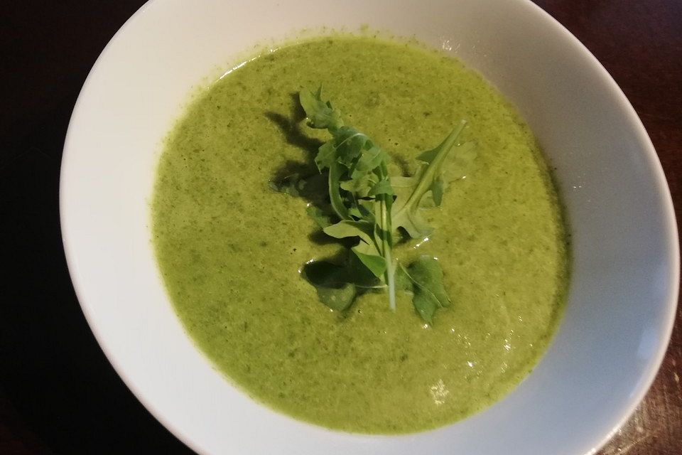 Kartoffel-Rucola-Suppe