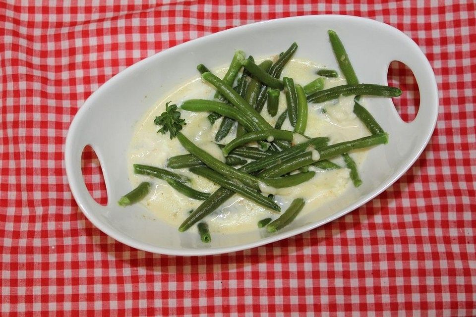 Bohnengemüse mit Feta