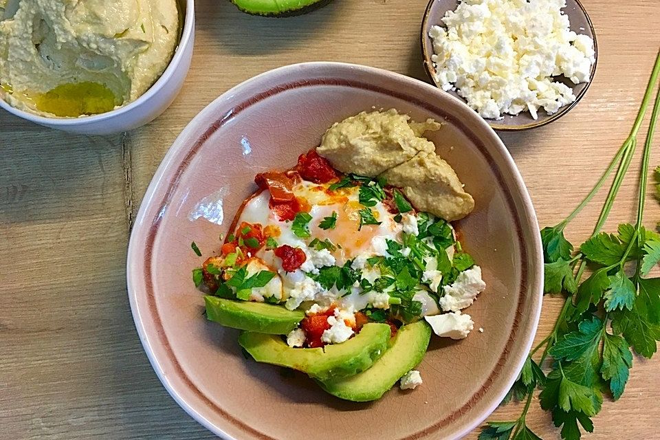 Shakshuka - nordafrikanische Eierspeise