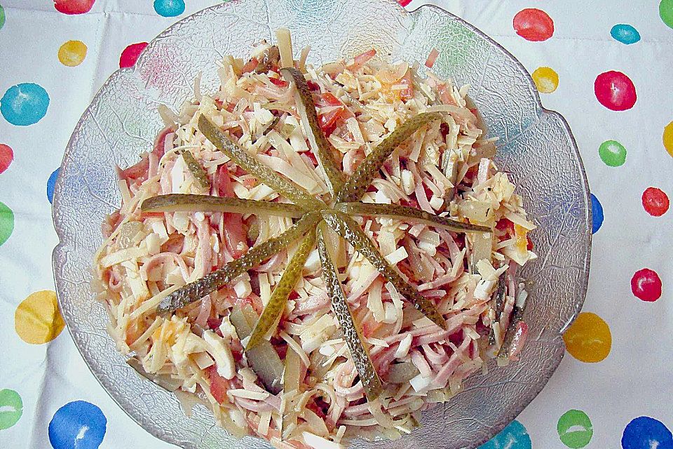 Claudias Wurstsalat plus