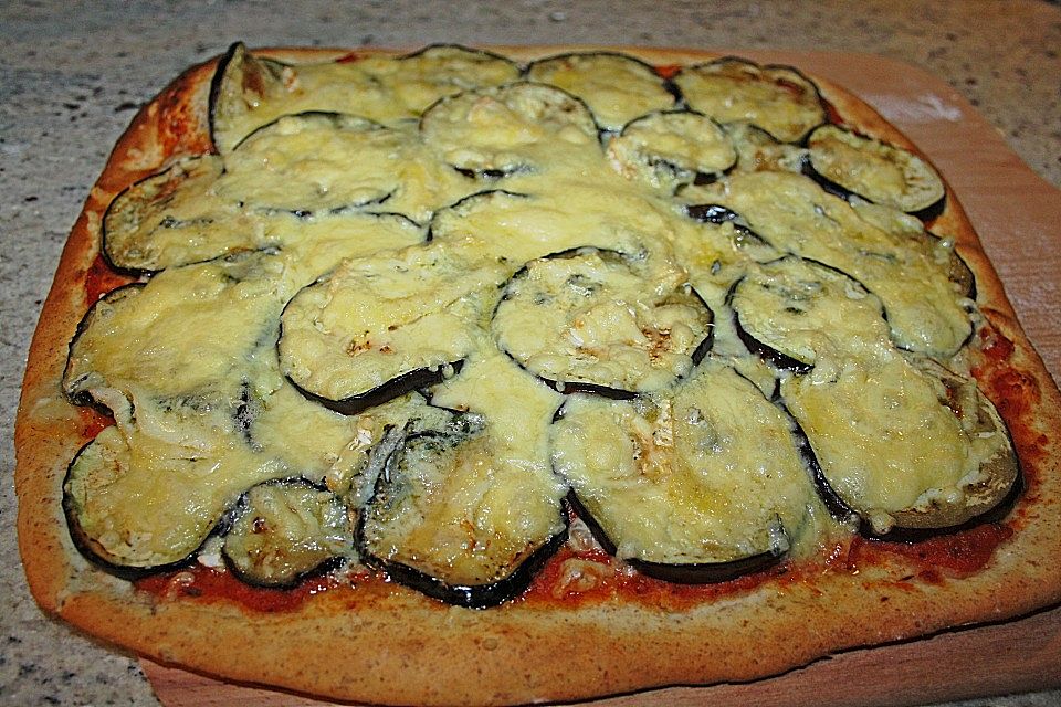 Auberginenpizza