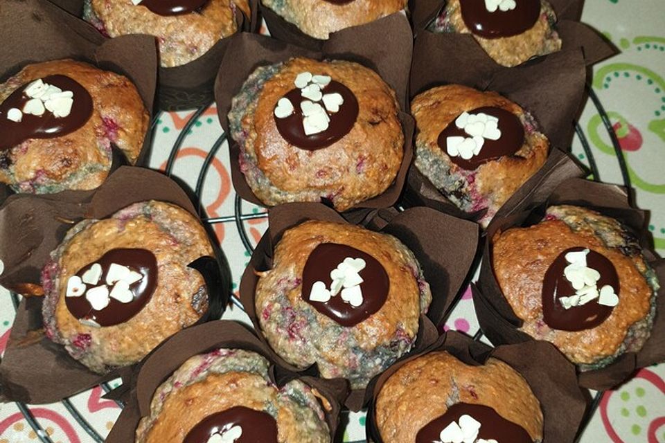 Himbeer - Kokos - Muffins