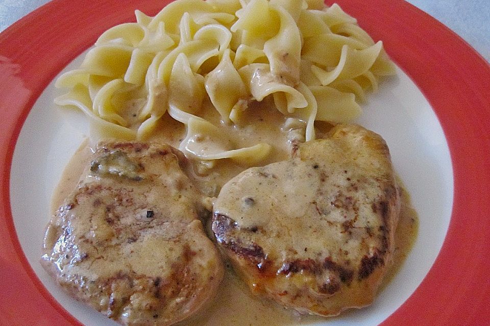 Schweinsfilet mit Gorgonzola