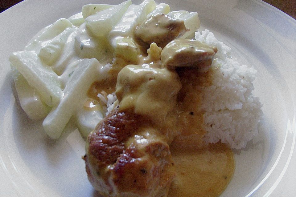 Schweinsfilet mit Gorgonzola