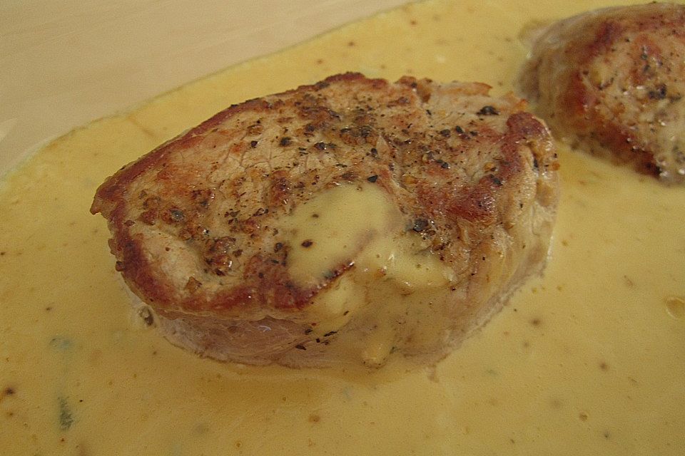 Schweinsfilet mit Gorgonzola