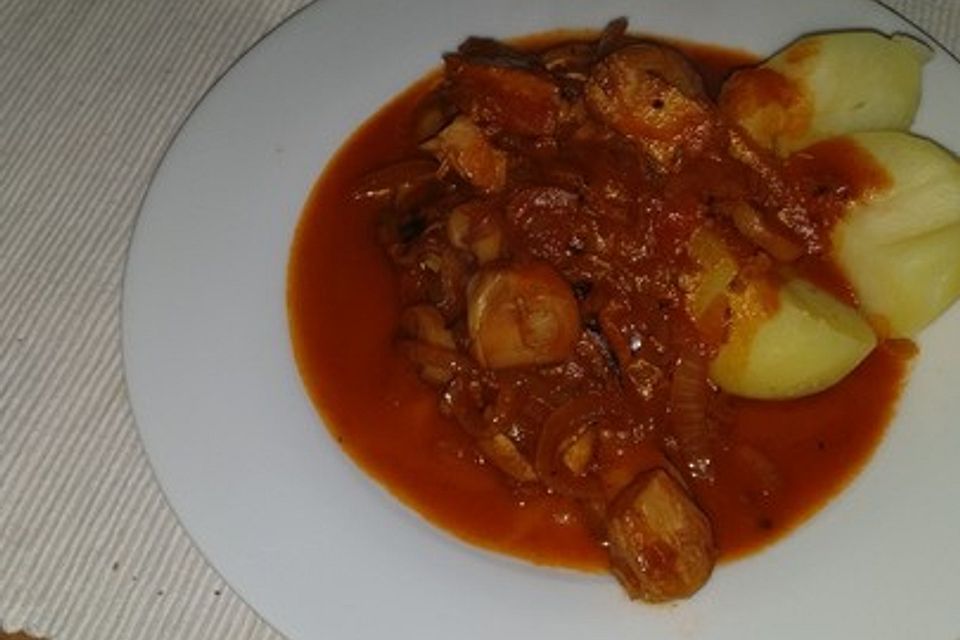 Gulasch von der Jackfruit