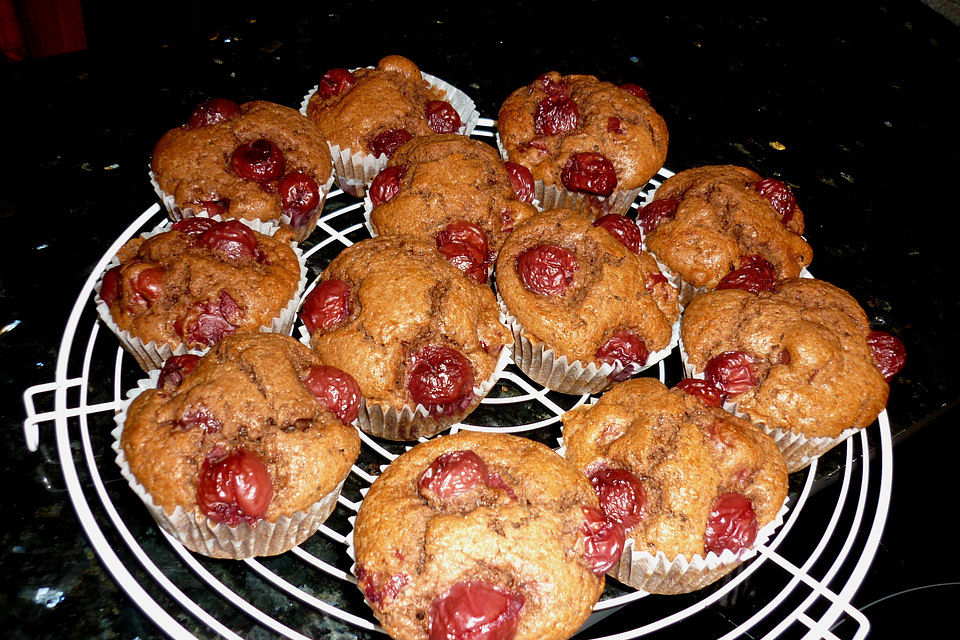 Schoko-Kirsch-Muffins