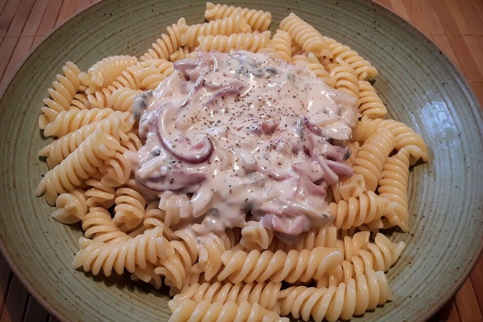 Gorgonzola-Schinkensauce