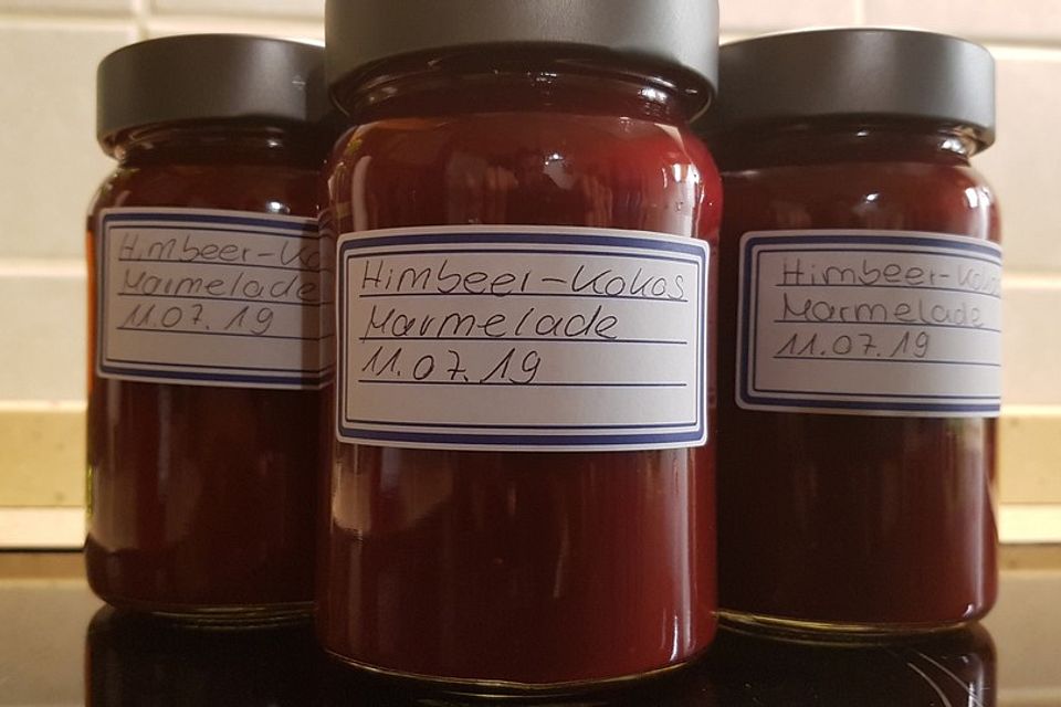 Himbeer-Kokos-Marmelade