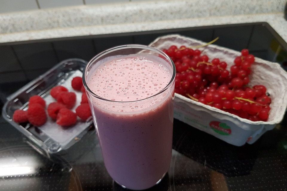 Himbeer-Johannisbeer-Smoothie