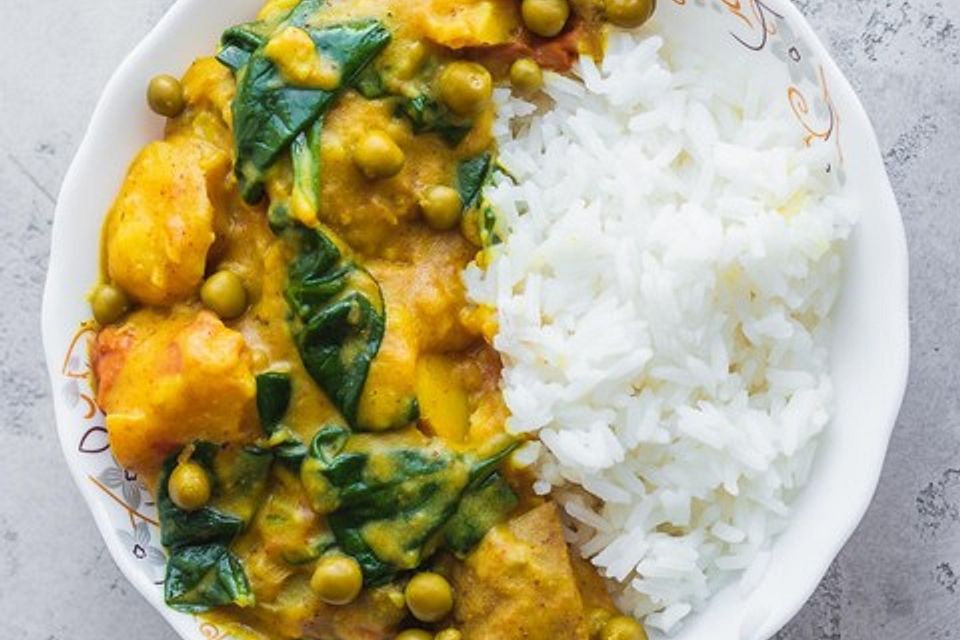 Veganes Kartoffelcurry