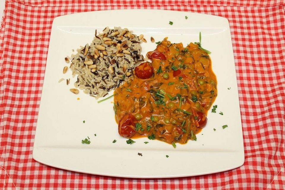 Veganes Kartoffelcurry