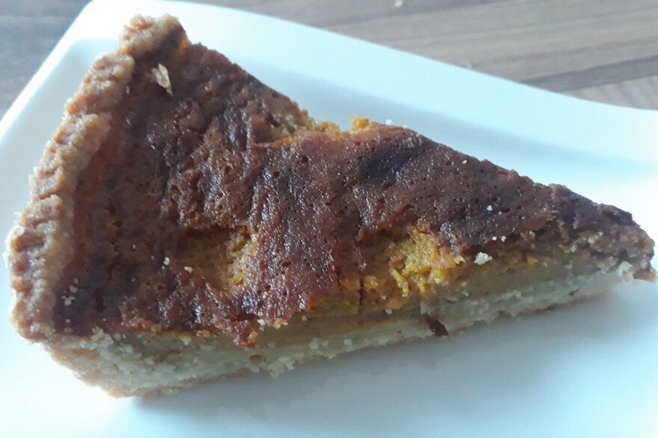 Amerikanischer Pumpkin Pie - Kürbiskuchen