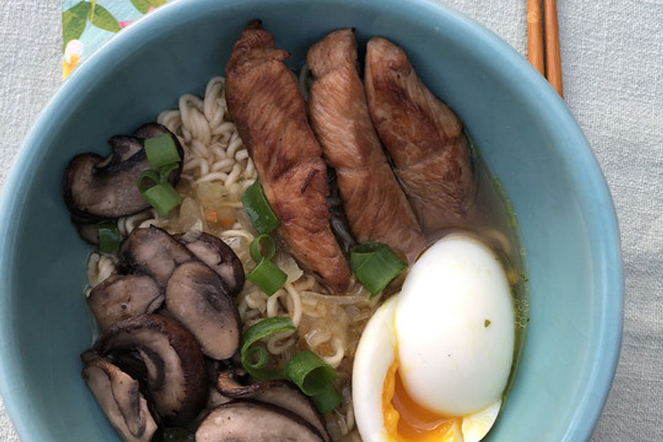 Schnelles Miso-Ramen