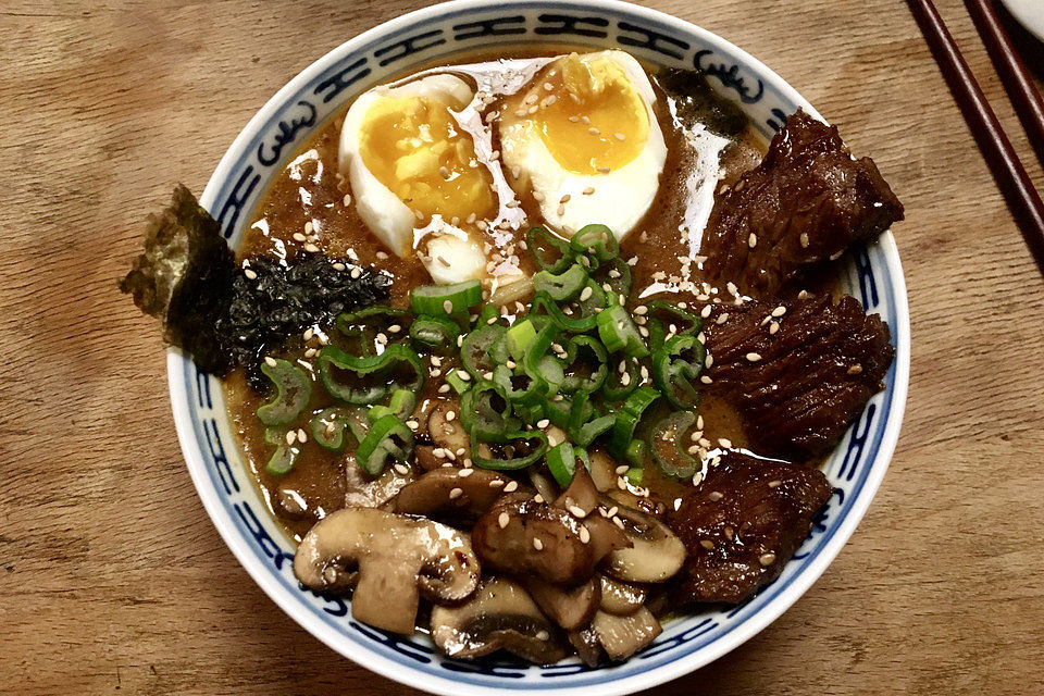 Schnelles Miso-Ramen