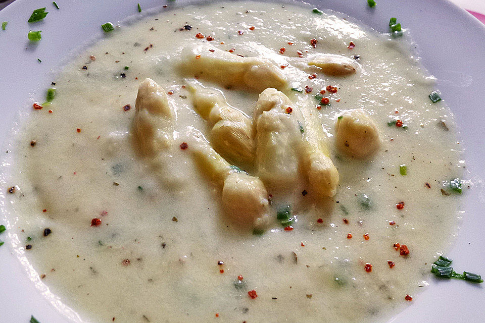 Spargelcremesuppe