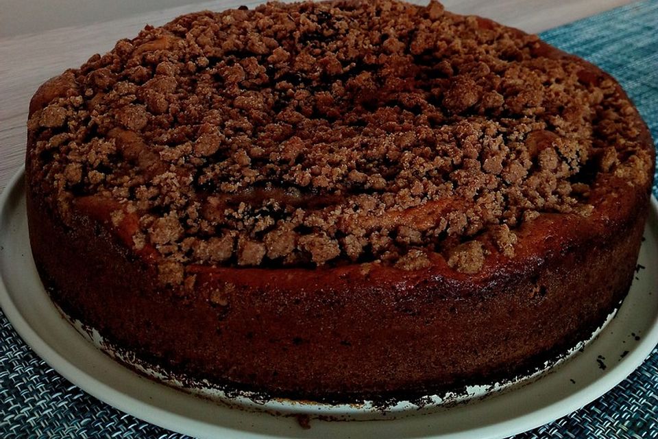 Bananen - Streusel - Kuchen (brasilianisch)