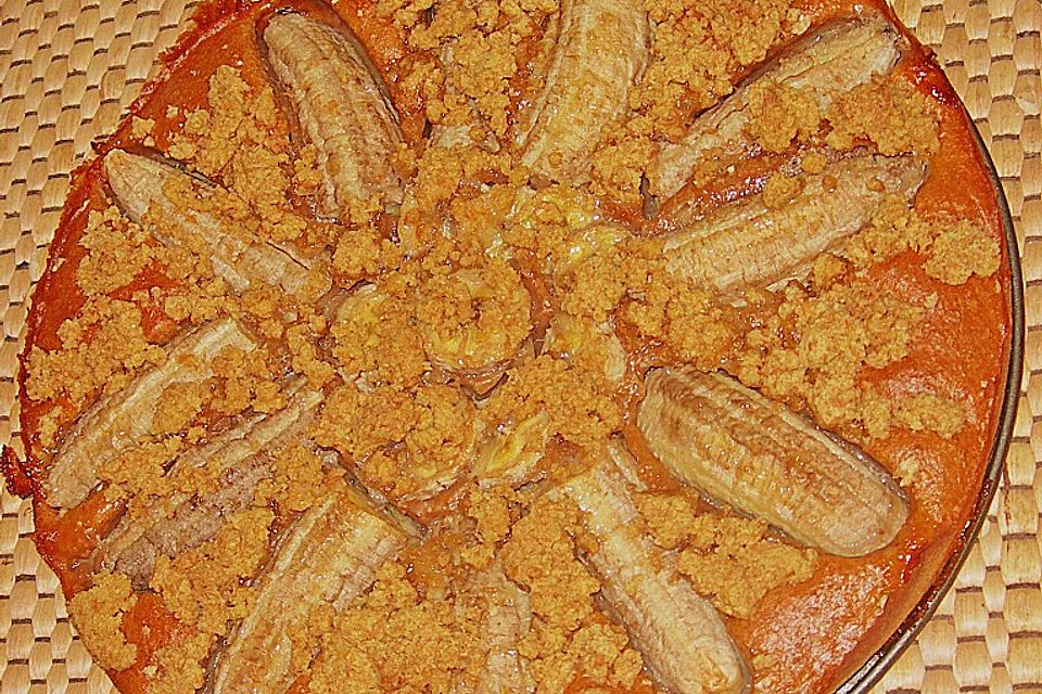 Bananen - Streusel - Kuchen (brasilianisch)