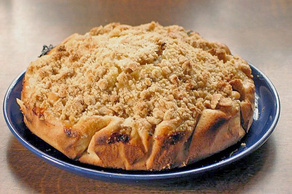 Bananen - Streusel - Kuchen (brasilianisch)