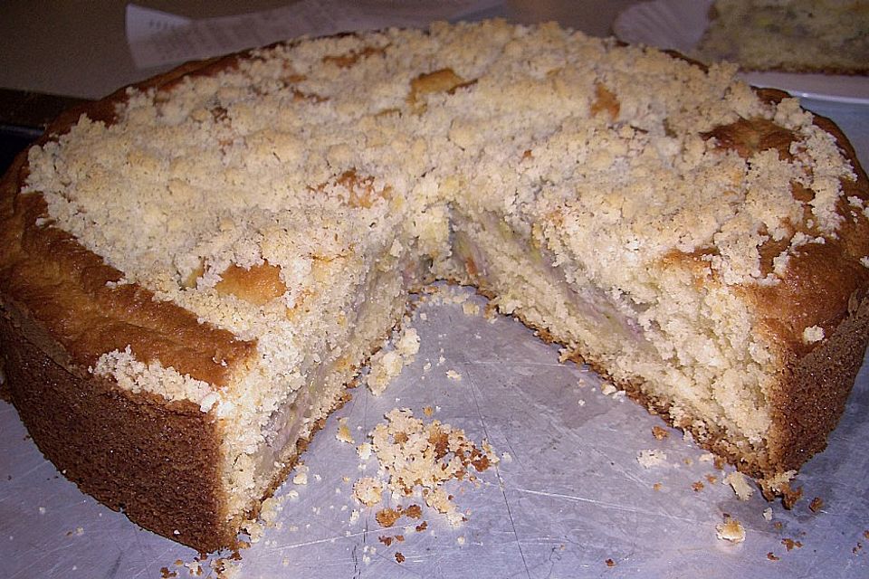 Bananen - Streusel - Kuchen (brasilianisch)