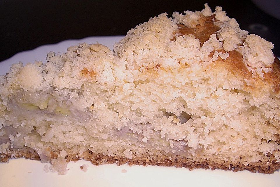 Bananen - Streusel - Kuchen (brasilianisch)