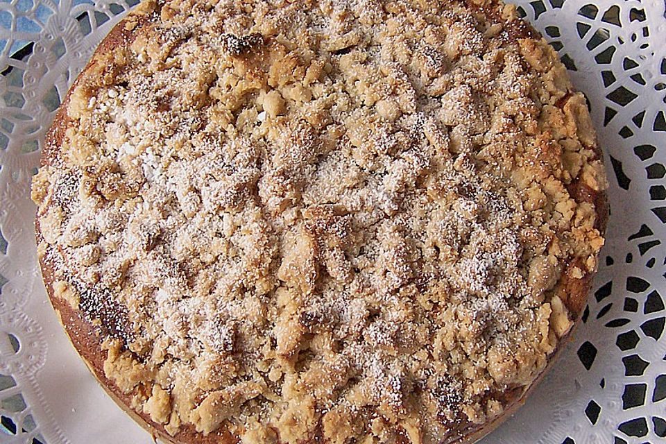 Bananen - Streusel - Kuchen (brasilianisch)