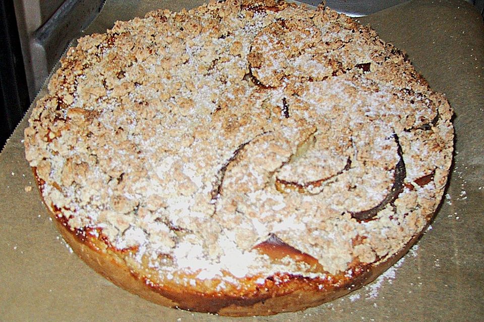 Bananen - Streusel - Kuchen (brasilianisch)