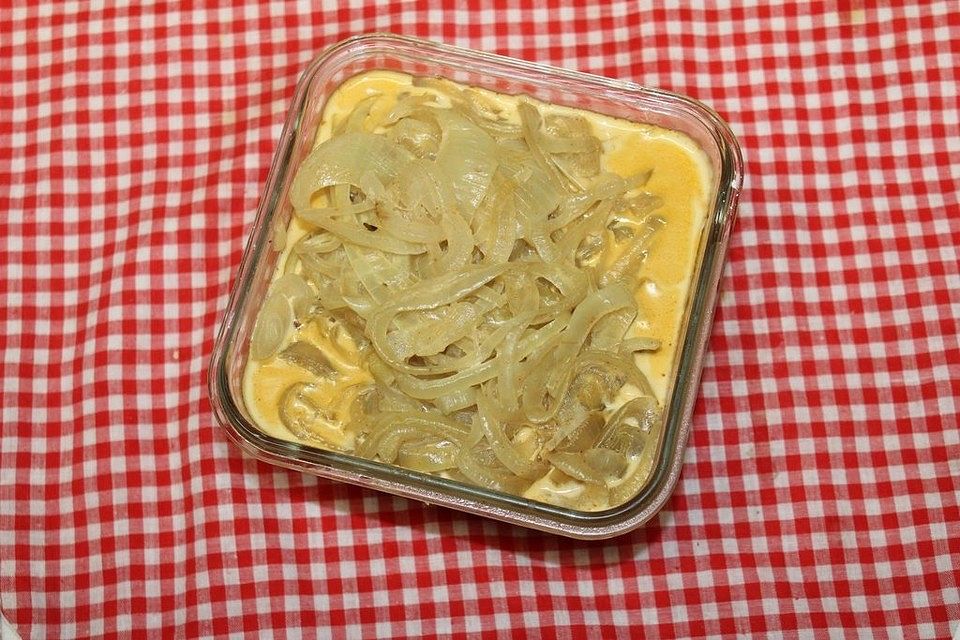 Zwiebel-Sahne-Pfanne