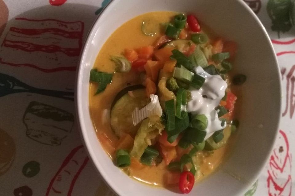 Thai-Curry mit Basmatireis