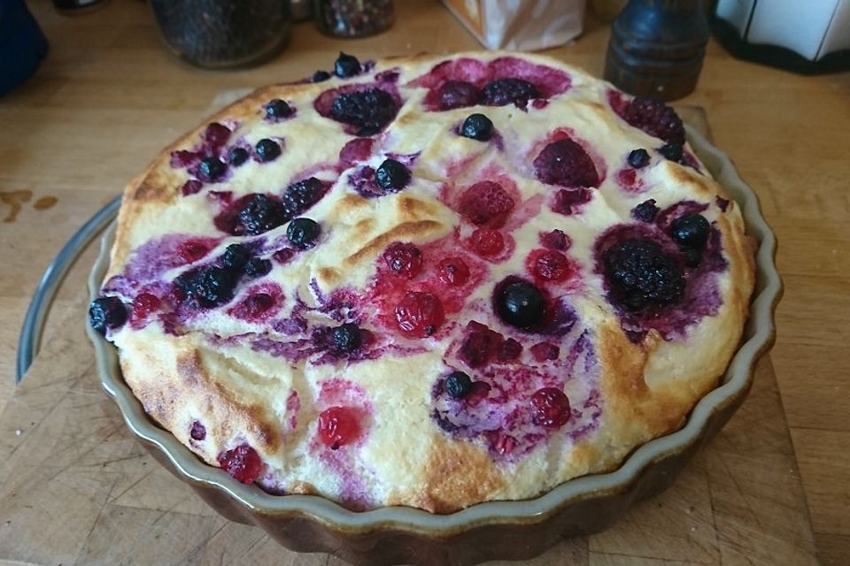 Skyr-Soufflé mit Beeren