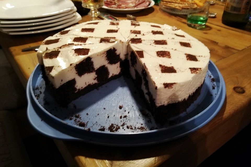 Schachbrett-Torte