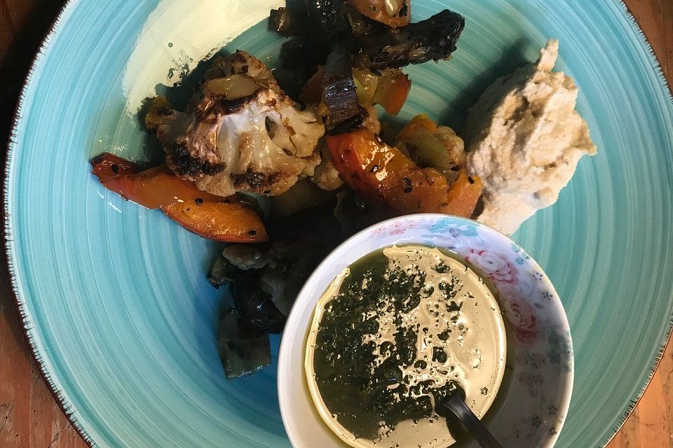 Ofengemüse mit Chermoula