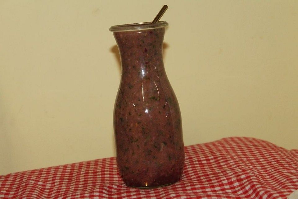 Grüner Smoothie mit Obst