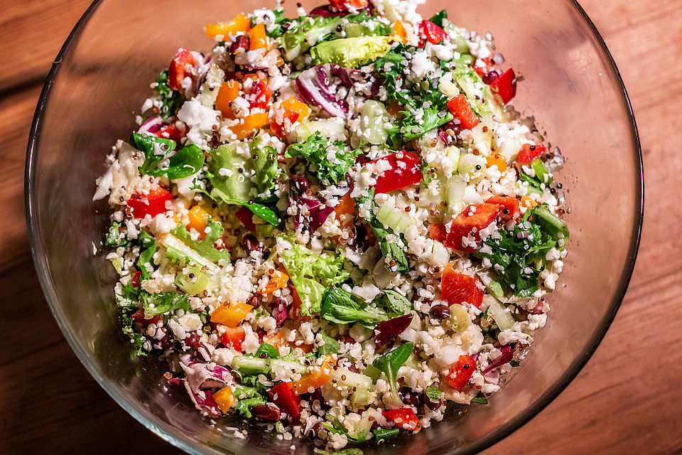 Blumenkohl-Quinoa-Salat