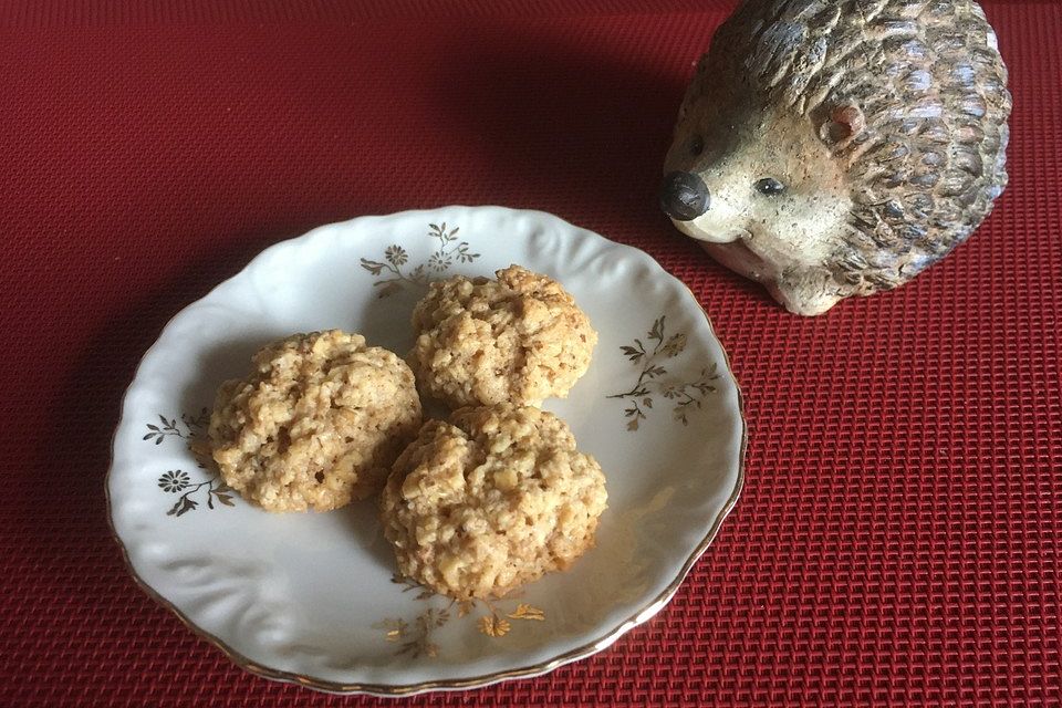 Feine Haferflockenkekse mit Spekulatiusgewürz