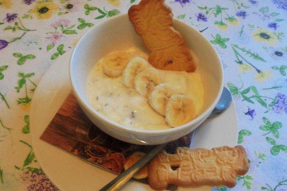 Spekulatius-Bananen-Dessert