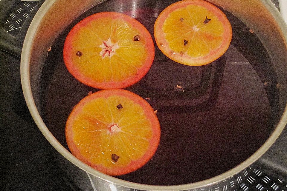 Weißer Glühwein