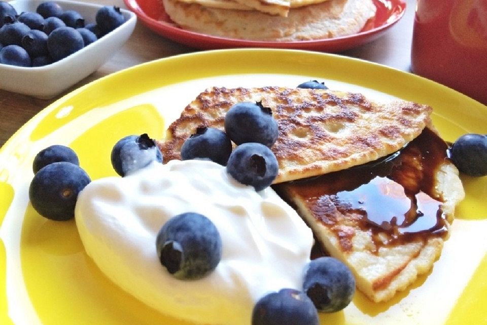 Quinoa Pfannkuchen mit Mandelmehl