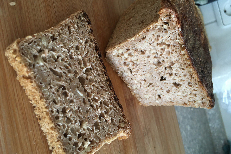 Roggenvollkornbrot nach Rixi