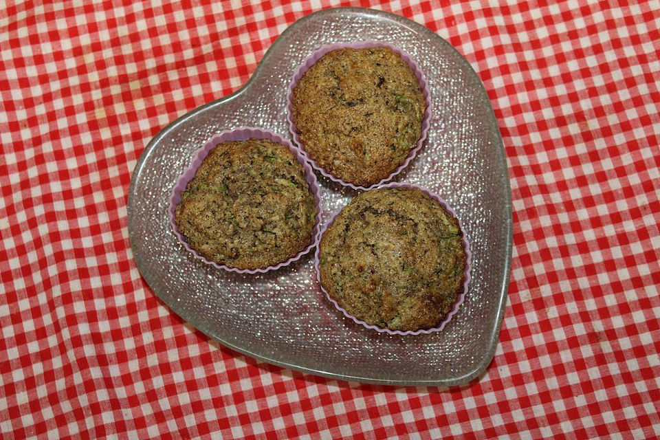 Zucchini-Haselnuss-Muffins