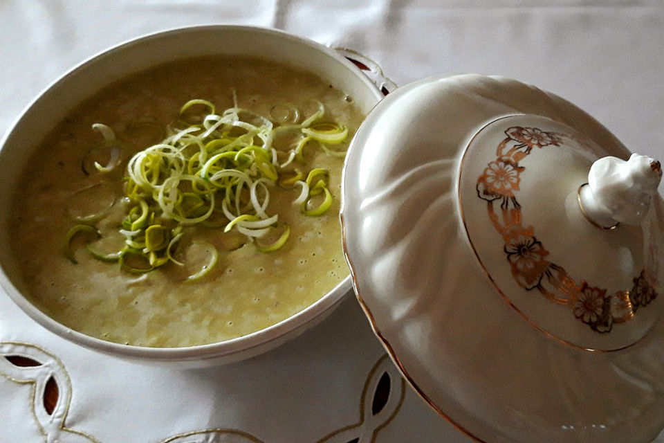 Lauchcremesuppe