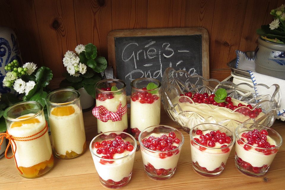 Grießpudding